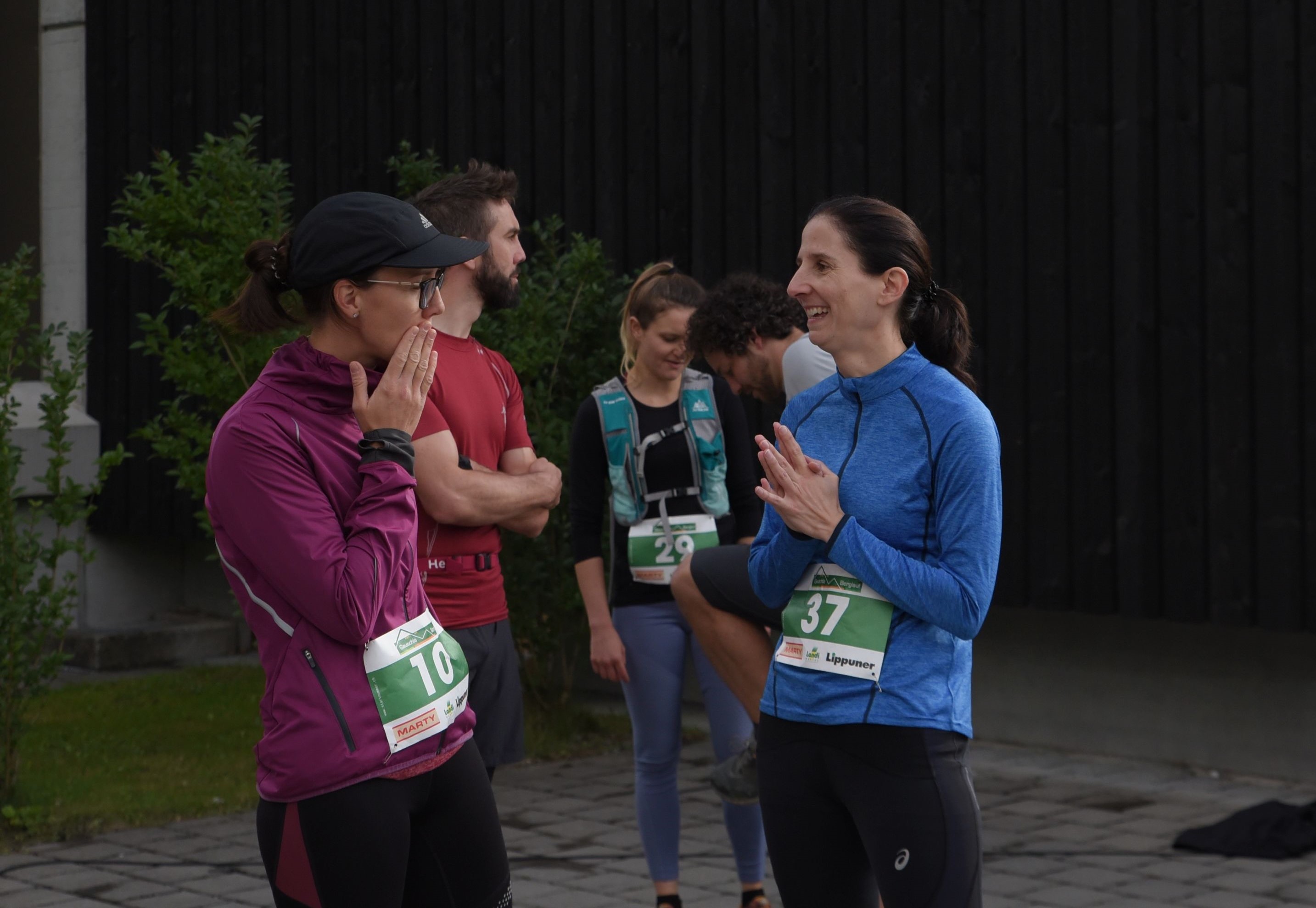 Anita Wissmann vor dem Start